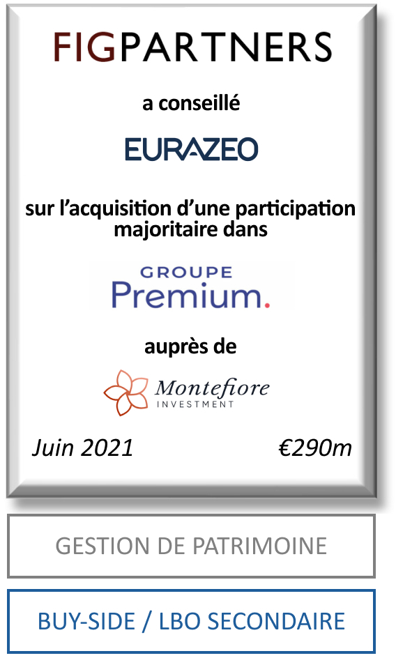 FIG Partners advised Eurazeo PME for the acquisition of controlling stake in Groupe Premium