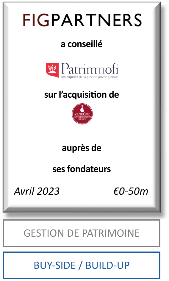 FIG Partners a conseillé Andera Partners dans le cadre du partenariat stratégique avec Patrimmofi