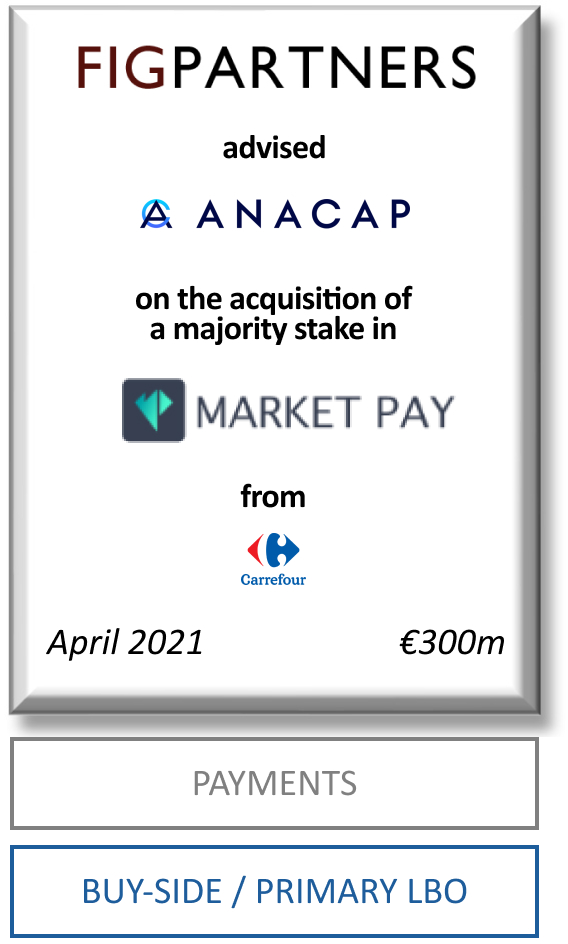 FIG Partners advised Market Pay and AnaCap Financial Partners for the acquisition of Dejamobile
