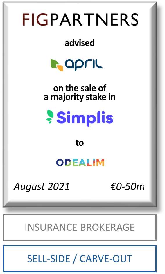 FIG Partners advised Simplis and its shareholders, April and Newlife, on the sale of Simplis to Odealim