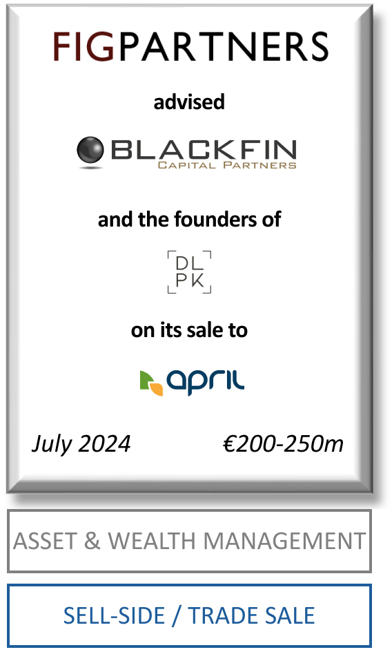 FIG Partners advised the founders of DLPK as well as BlackFin Capital Partners on the sale of DLPK to April