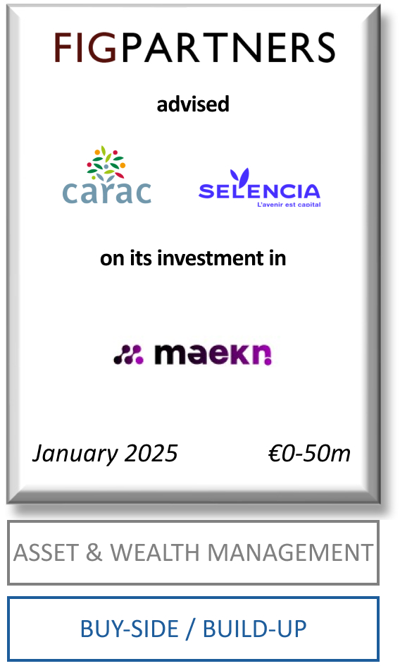 FIG Partners advised Selencia on its investment in Maekn