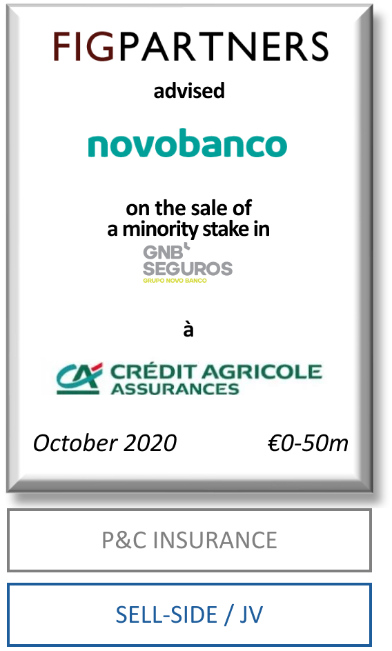 Fig Partners advised Novobanco on the sale of  a minority stake in GNB Seguros