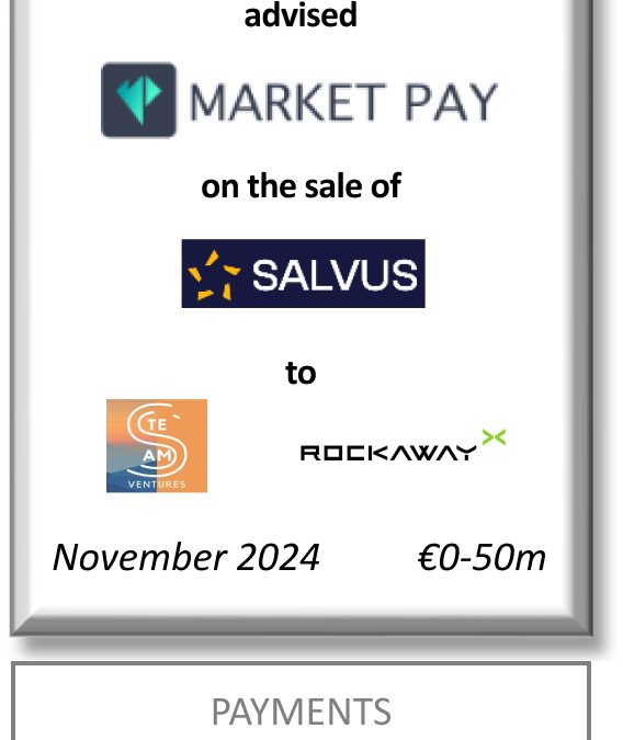 Fig Partners advised Market Pay on the sale of Salvus