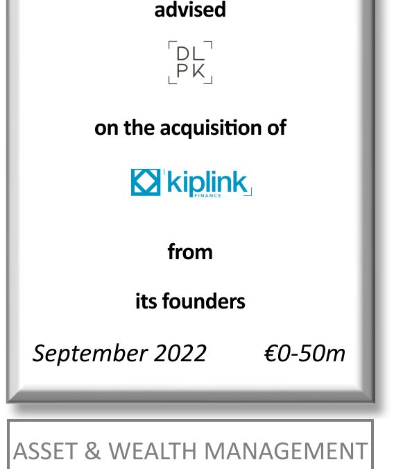 Fig Partners advised DLPK of the acquisition of Kiplink
